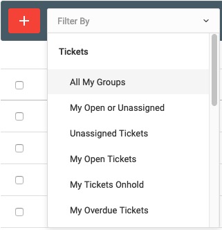 Ticket Filter By